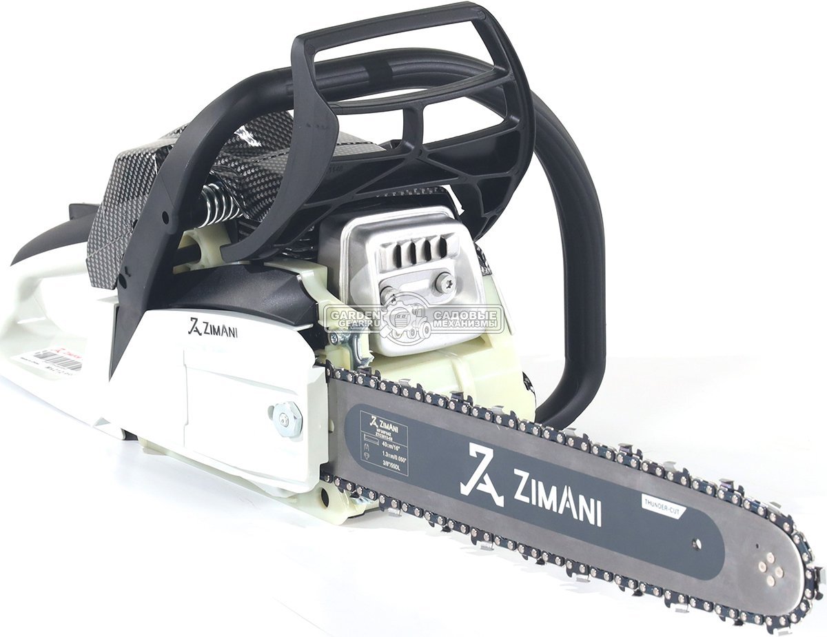 Бензопила ZimAni MS 212 Pro 16" (PRC, 38.6 куб.см., 1.8 кВт/2.4 л.с., 3/8", 1.3 мм, 55E, корпус Carbon Fiber, Walbro Carburetor, 4.6 кг)