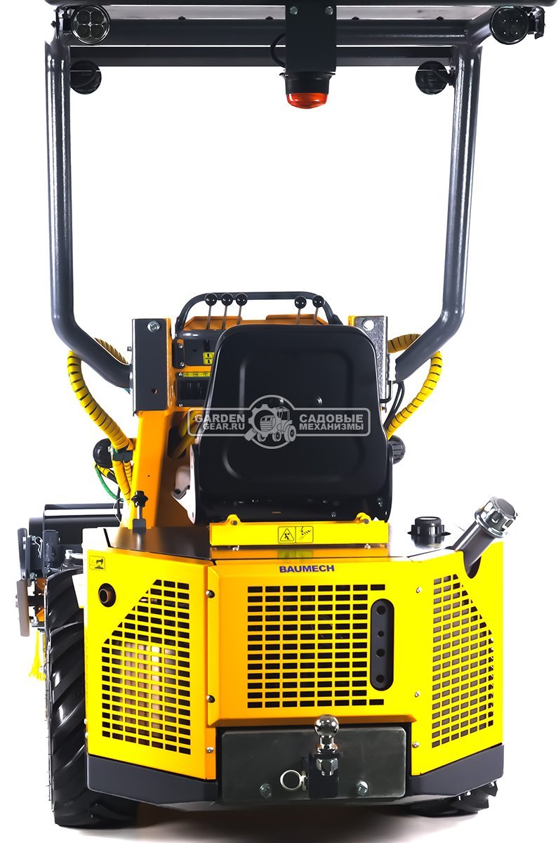 Универсальная машина мини-погрузчик Baumech ML-02 Pro + гидравлическая щётка 115 см. + каркас безопасности с двигателем Zongshen GB750 EFI инжектор