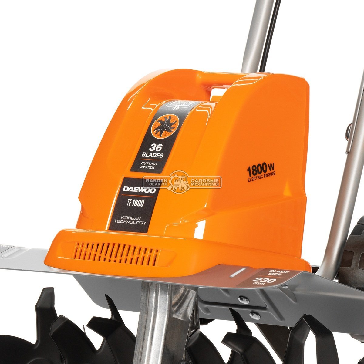 Культиватор электрический Daewoo TE 1800 (PRC, 1800 Вт., 40 см., 11,2 кг.)