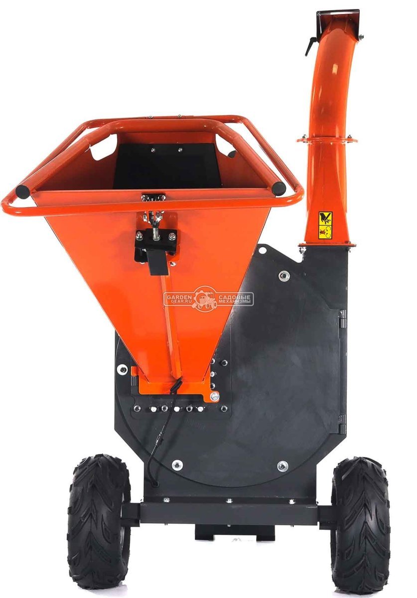 Измельчитель веток ZimAni LS 150 DP (PRC, Loncin 420 куб.см., 15 л.с., с эл. старт, дисковый, ветки до 100 мм, одноосный прицеп, 285 кг)