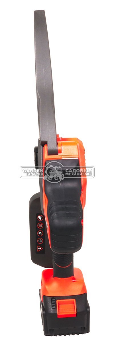 Аккумуляторный цепной сучкорез - минипила Daewoo DACS 821Li 8" SET с АКБ 4 А/ч и ЗУ (PRC, 21В, 1/4"-1.1-48E, 2.1 кг)