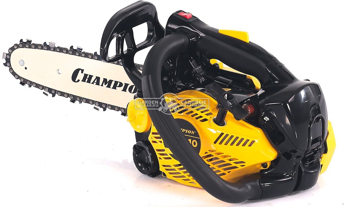 Бензопила сучкорез одноручная Champion 126T 10" (PRC, 25 куб.см., 1.15 кВт/1.54 л.с., 3/8"-1.3-40E, 2.4 кг)
