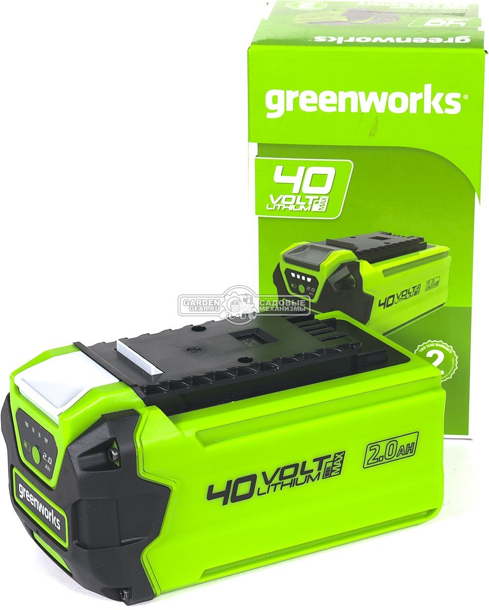Аккумулятор GreenWorks G40USB2 с USB разъемом (PRC, Li-ion, 40V, 2 А/ч)