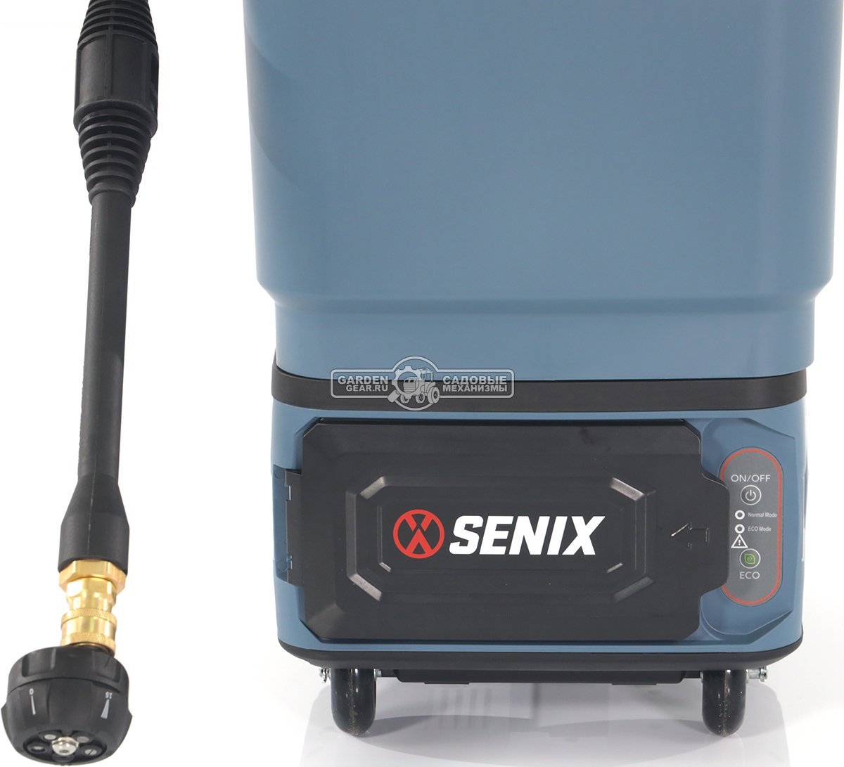 Аккумуляторная мойка высокого давления Senix HPWX2-M1-EU без АКБ и ЗУ (PRC, BL 2x18В, 60 бар, 288 л\ч, емкость 25 л., 10 кг)