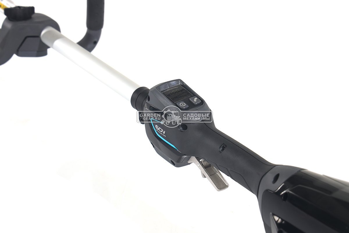 Мотокоса аккумуляторная Caiman ENO BCLi с АКБ B6040 и ЗУ C6025 (RUS, BL 60В, Standart Connect, D-рукоятка, нож 3T + леска 2,4 мм, 4,6 кг.)