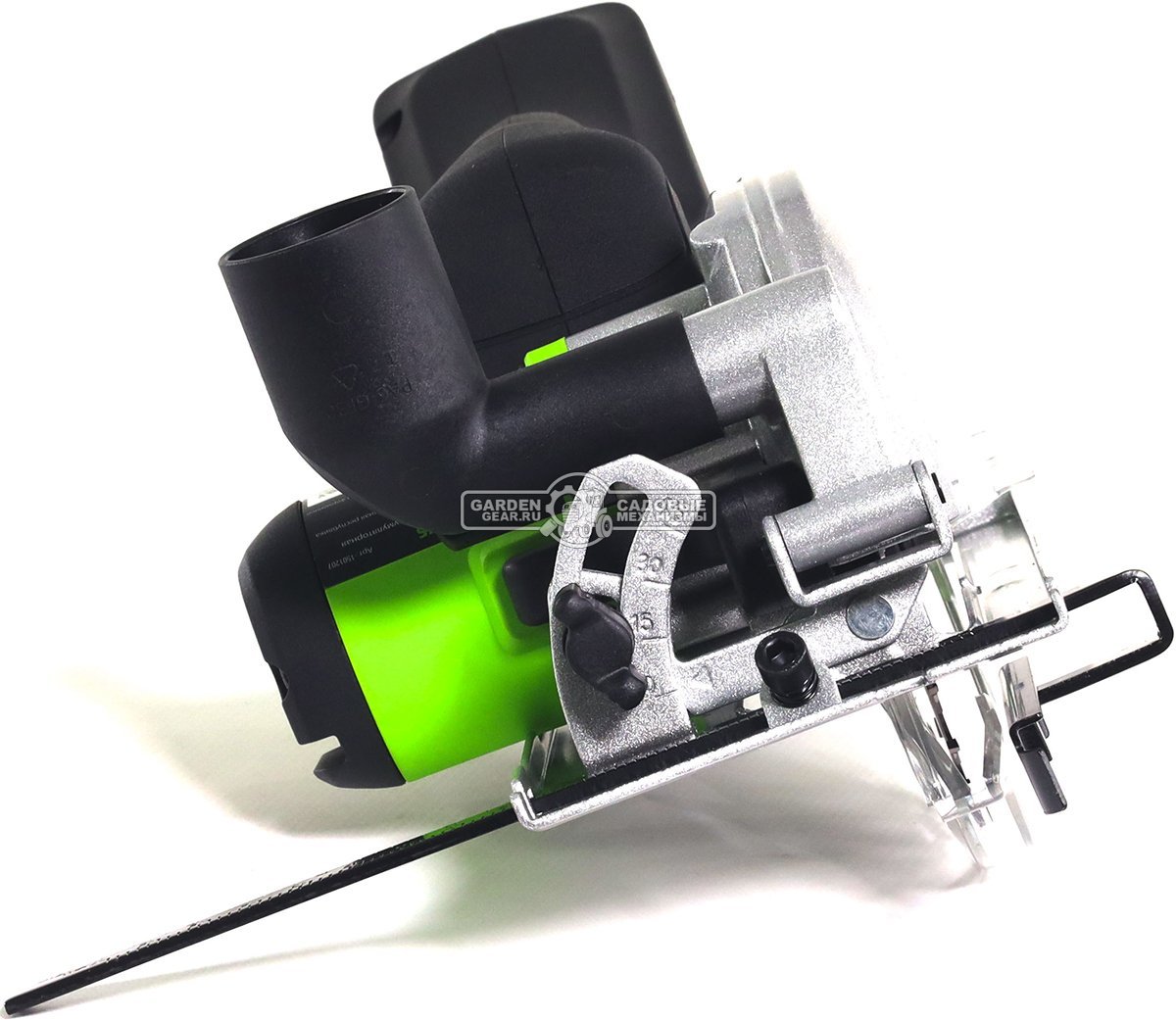 Минипила циркулярная аккумуляторная GreenWorks G24MCS без АКБ и ЗУ (PRC, BL 24В, 115 мм, 2 кг)