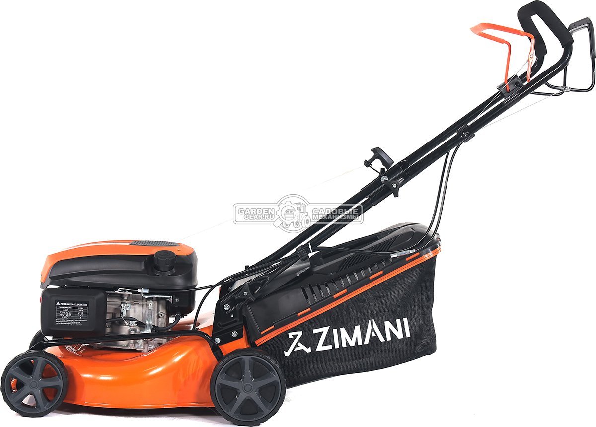 Газонокосилка бензиновая ZimAni LC142B (PRC, 42 см, 145 см3, Quattro Blade, 45 л, 23 кг)