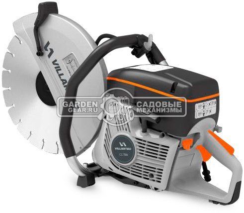 Бензорез Villartec CC 790 14" (PRC, 73.5 см3, 3.7 кВт/5.0 л.с., диаметр круга 350, глубина реза 125 мм, 9.9 кг)