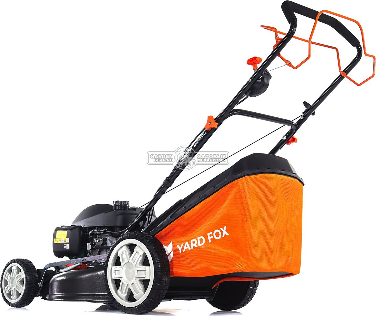 Газонокосилка бензиновая Yard Fox 53SH V (PRC, 53 см, Honda GCV200, 202 см3, вариатор, сталь, 3 в 1, 60 л, 36.8 кг)