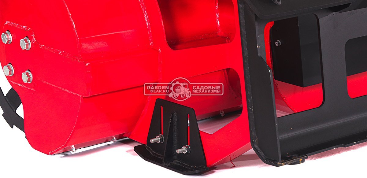 Мини-погрузчик шарнирно сочленённый RED RBF-03 + снегоуборщик + тент + отопитель (Zongshen GB750EFI 30 л.с., до 700 кг., ковш 150 л., 1270 кг.)