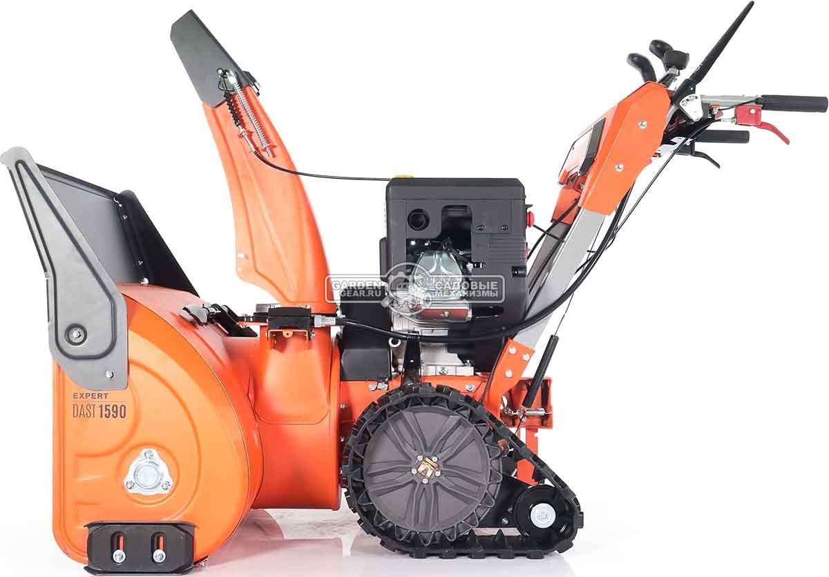 Снегоуборщик Daewoo DAST 1590 гусеничный (PRC, 88 см., Daewoo, 420 см3, эл/стартер 220В, фара, 3-х угольные гусеницы, 140 кг.)