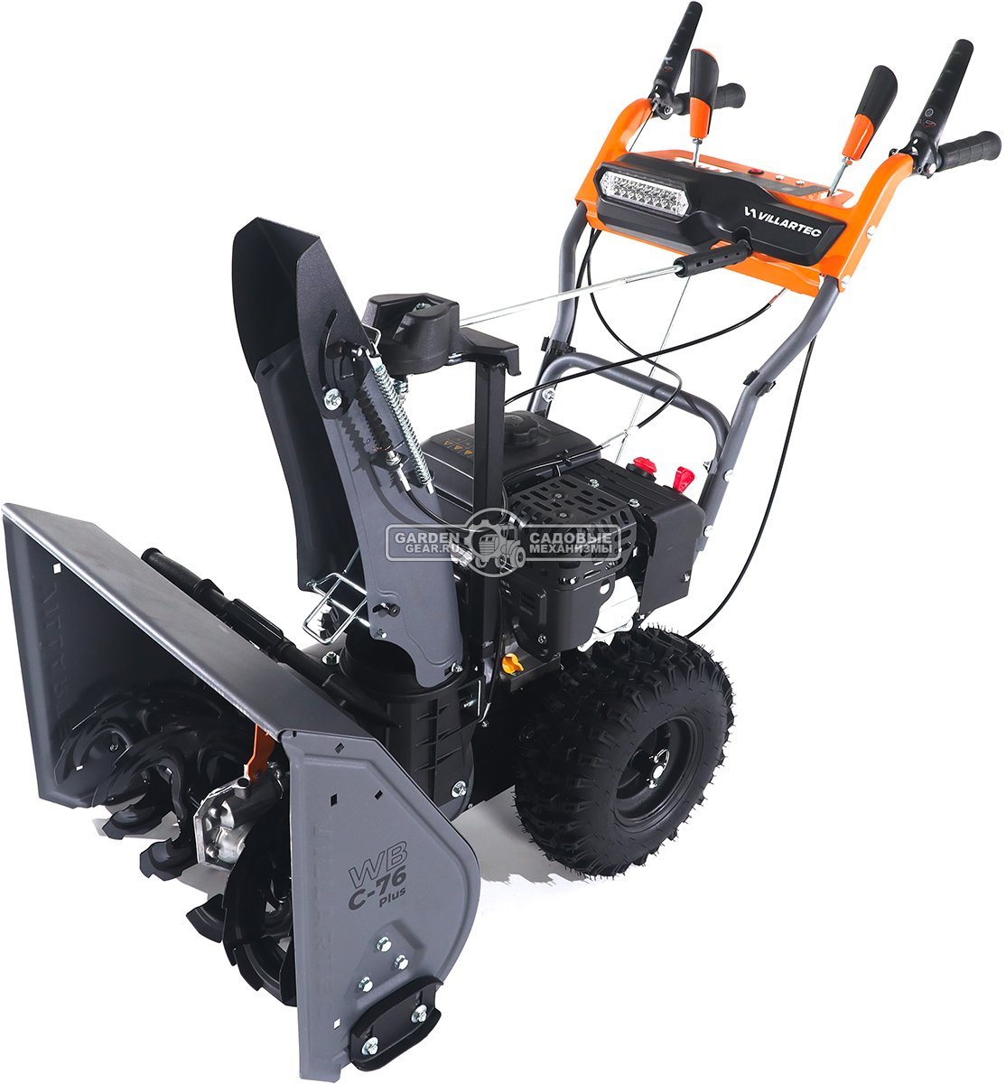 Снегоуборщик Villartec WB C-76 Plus (PRC, 61 см, Villartec, 212 см3, эл/стартер 220В, фара, скорости 4/1, 62 кг)