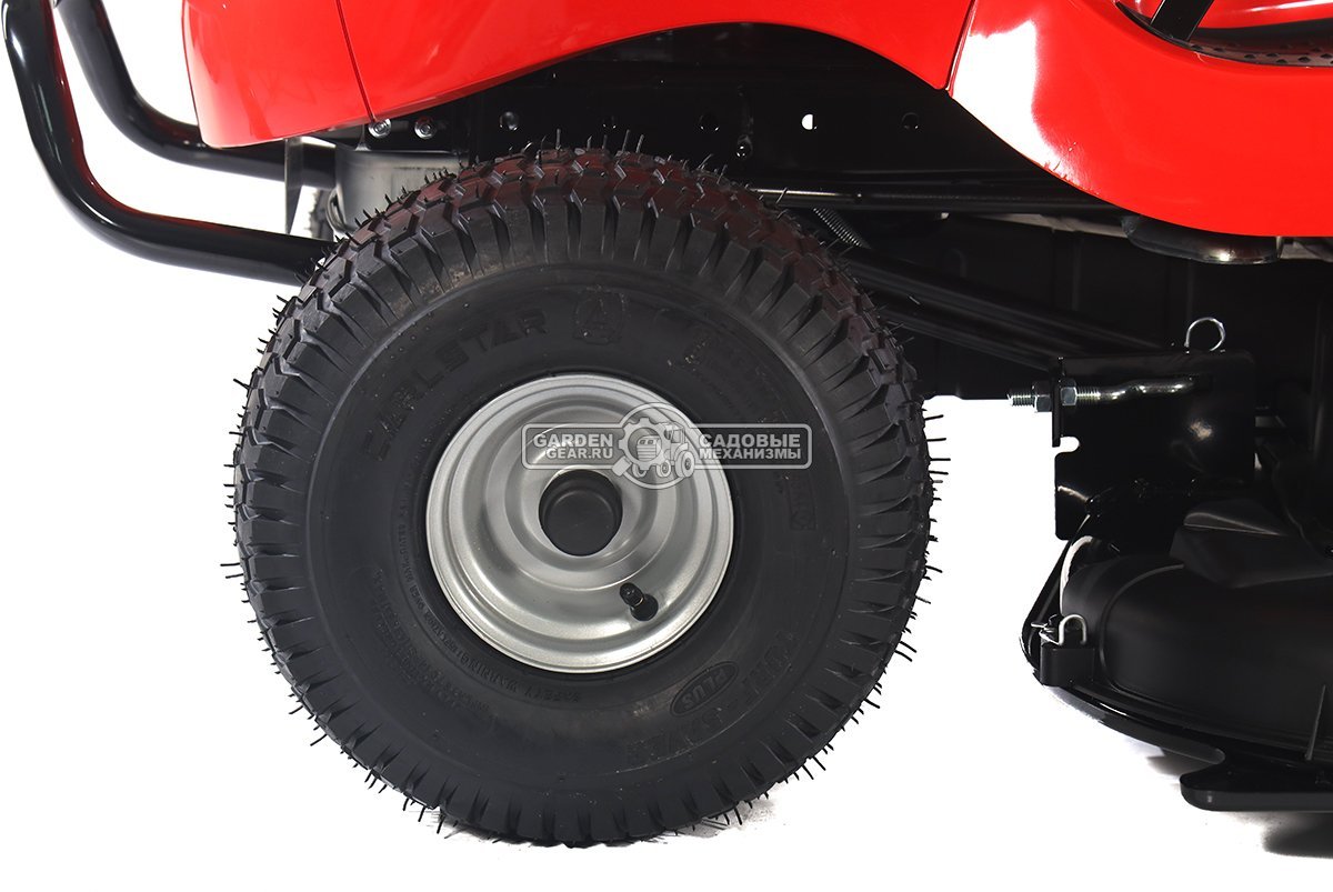 Садовый трактор SABO 110-S (GER, Sabo V-Twin, 708 куб.см., гидростатика, боковой выброс, мульчирование, ширина кошения 110 см, 234 кг.)