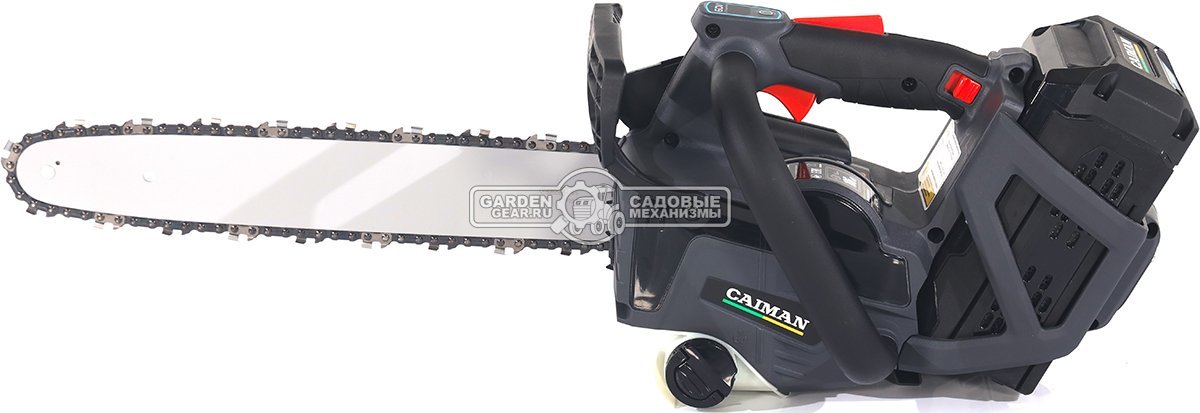 Пила аккумуляторная цепная Caiman ENO CSTi14 14" с АКБ B6040 и ЗУ C6055 (RUS, BL 60В, Standart Connect, 3/8"-1.1-52E, 2,0 кг.)