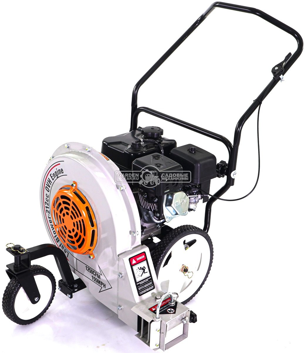 Воздуходувка колесная ZimAni LB2 Leaf Blower (PRC, ZimAni 212 см3, 7.0 л.с., поток 250 км/ч, 2120 м3/ч, 30 кг)