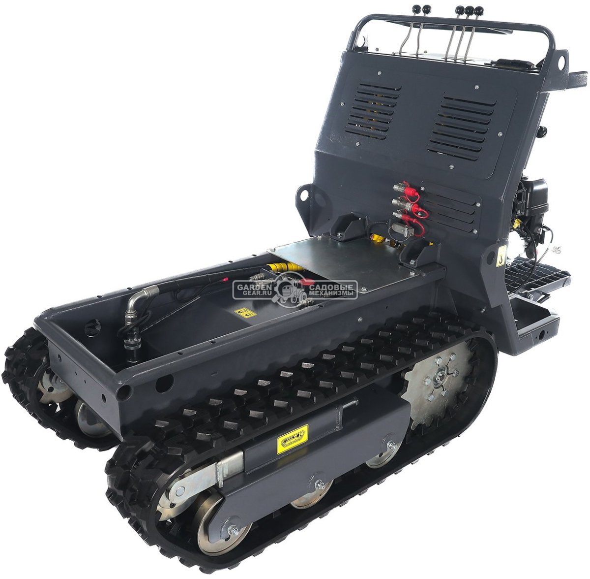 Универсальное гусеничное шасси Baumech под модуль ML-01 или GT-1000 с двигателем Zongshen GB460E с платформой оператора (с электропакетом)