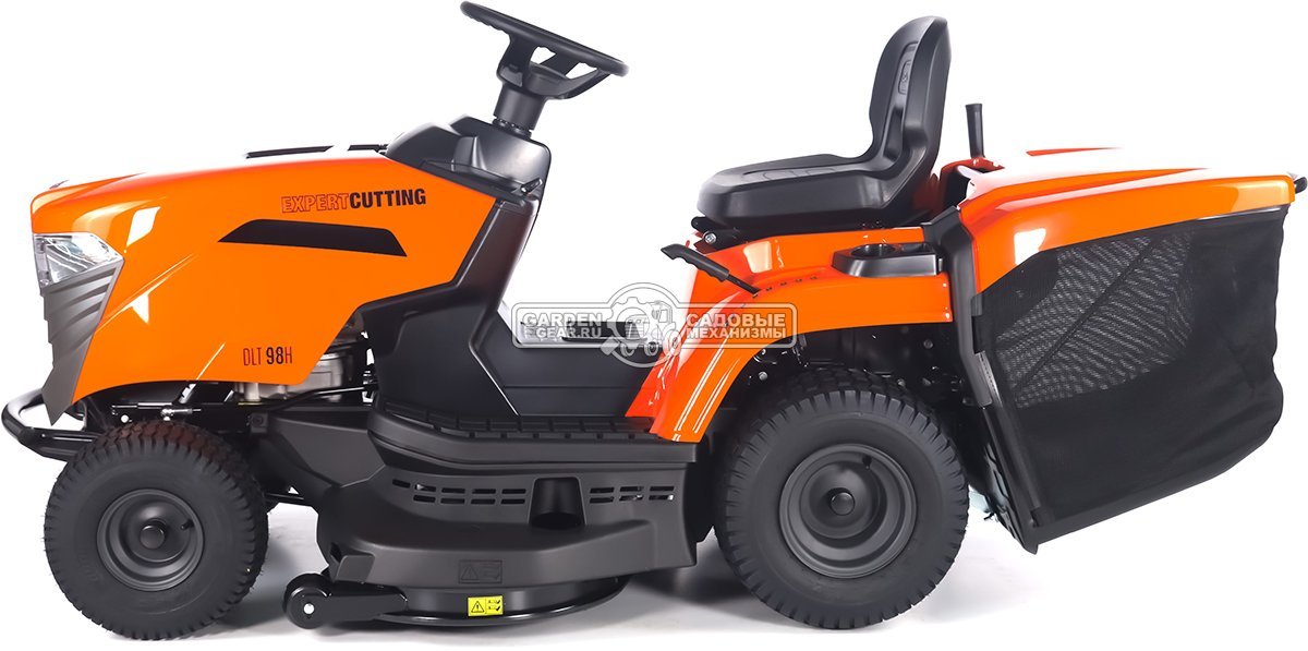 Садовый трактор Daewoo DLT 98H (PRC, Stiga ST500, 452 куб.см., гидростатика, ширина кошения 98 см, травосборник 240 л, мульчирование, 193 кг)