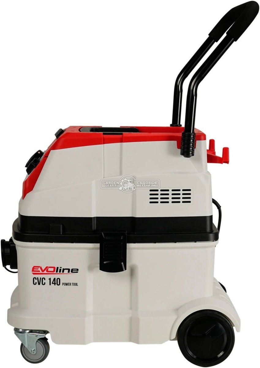 Пылесос промышленный Evoline CVC 140 Power Tool (M-class) для сухой уборки (PRC, 1.6 кВт, 3900 л/мин, 220 мбар, контейнер 16 л., шланг 1.5 м., 6 кг)
