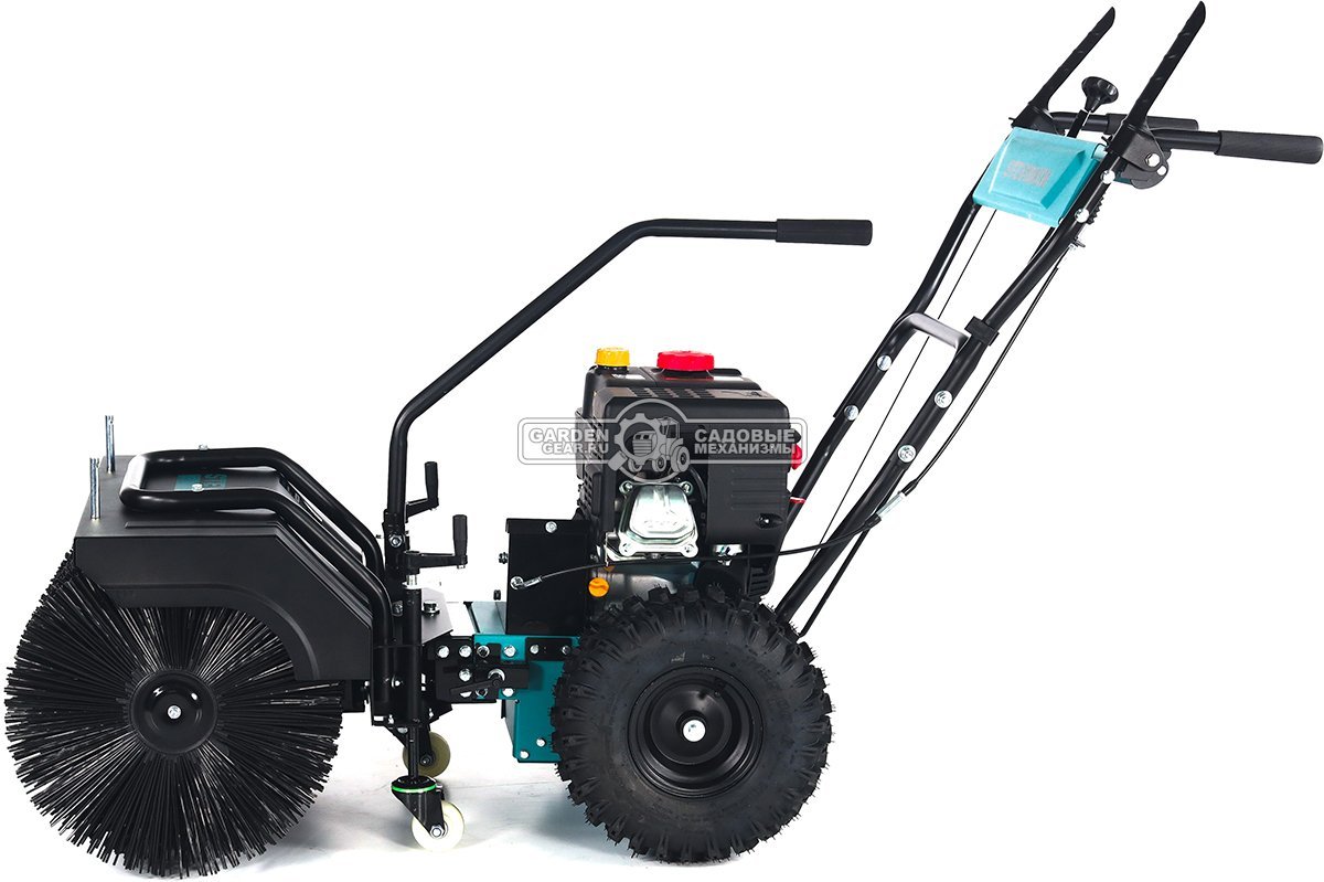 Подметальная машина Steviman SW-62 (PRC, 7.0 л.с.,Loncin 212 см3, скорости 6/2, шир. 62 см., диам. 42 см., топл.бак 3,0 л., колеса 13", 72 кг)