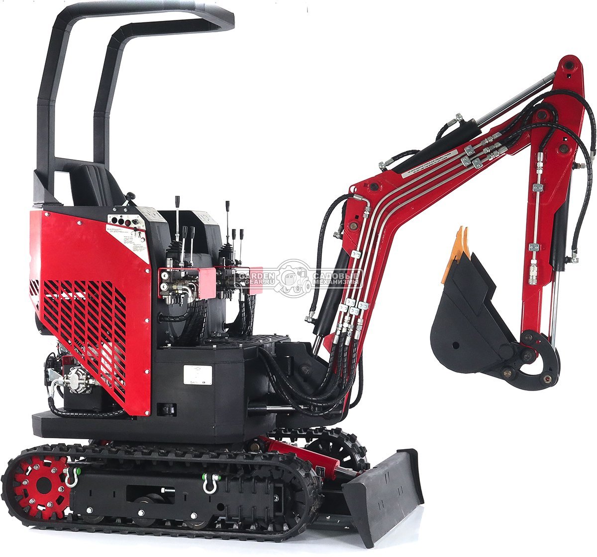 Гусеничный полноповоротный экскаватор RED Rhino RBX-15 Zongshen GB750EFI 30 л.с., глубина копания 2,0 м., ковш 250 мм., 1200 кг.