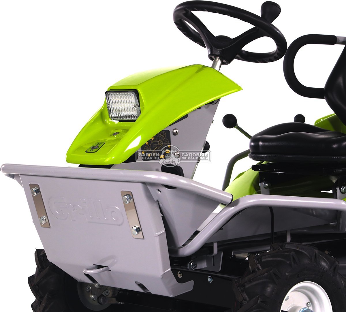 Садовый трактор для высокой травы и работы на склонах Grillo Climber 8.22 (ITA, B&S 7220 PXi, 656 куб.см3, задний выброс, дифференциал, 91 см, 290 кг)