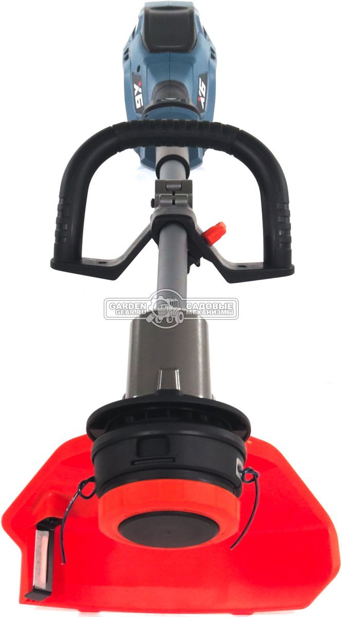 Триммер аккумуляторный Senix GTX6-M-EU c АКБ 3 А/ч и ЗУ (PRC, BL 60В, разъем, D рукоятка, леска 2.4 мм, 3.4 кг)