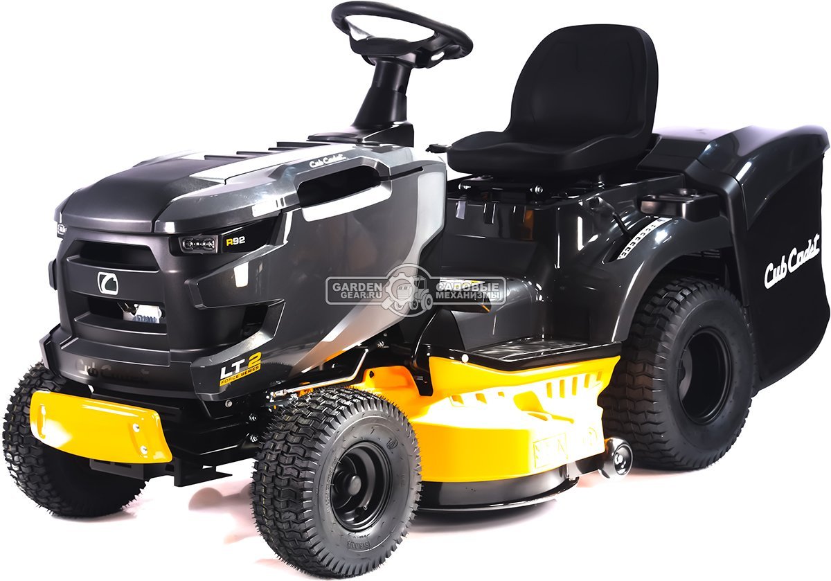 Садовый трактор Cub Cadet LT2 R92 (PRC, Cub Cadet, 547 куб.см., гидростатика, травосборник 245 л, ширина кошения 92 см, 198 кг)