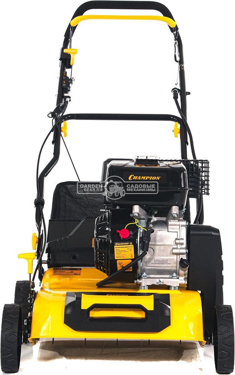 Вертикуттер - аэратор бензиновый Champion GSC4840 (PRC, 40 см, 212 см3, ножи + пружины, 40 л, 29 кг.)