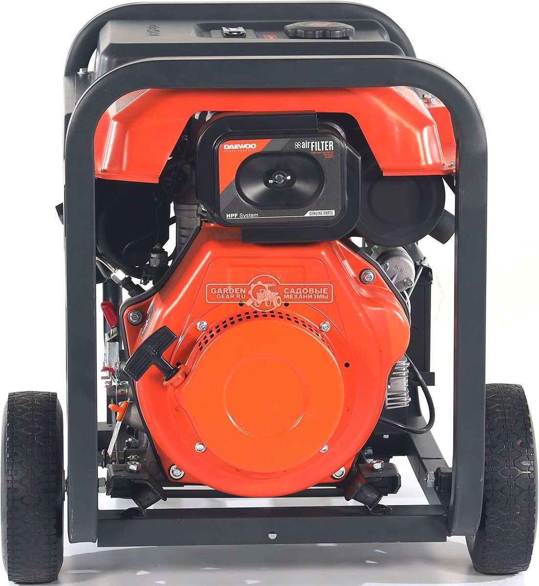 Дизельный генератор Daewoo DDAE 9000XE 2024 (PRC, 531 см3, 14 л.с., 7.2/8.0 кВт, электростарт, колеса, ATS, 18 л, 117 кг)