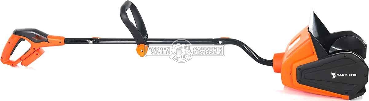 Снегоуборщик аккумуляторный / лопата Yard Fox 33E с АКБ 4 А/ч и ЗУ (PRC, BL 20В, ширина 33 см, 6 кг)