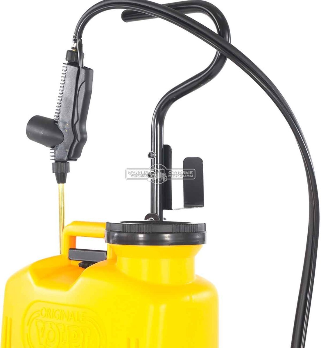 Опрыскиватель аккумуляторный Volpi Elettrolithium 10 BAR 15L CAR с тележкой (ITA, Li-Ion 12В, 8 А/ч, 15 л, 10 Бар, 14 кг)