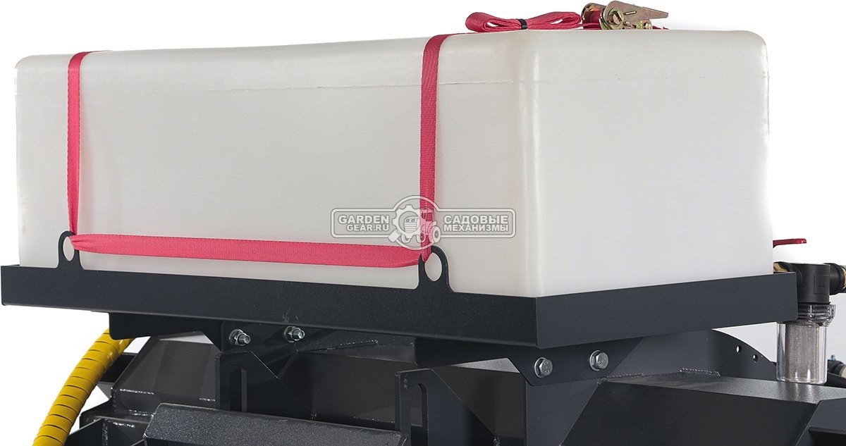 Щетка бункерная Baumech с системой орошения ширина 110 см., объем бункера 100 л., выгрузка гидравлическая, диаметр 400 мм., 180 кг.