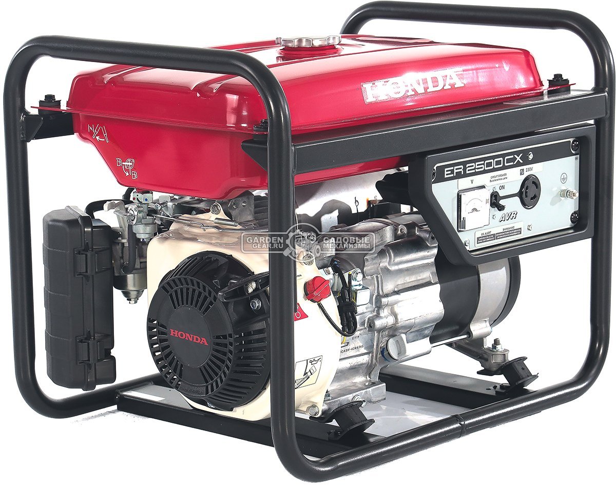 Бензиновый генератор Honda ER 2500 CXRH (PRC, Honda GP160, 163 см3, 2.0/2.2 кВт, 14.5 л, 40 кг)