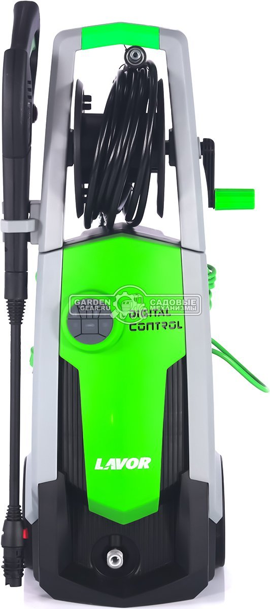 Мойка высокого давления Lavor Predator 180 Digit (PRC, 2500 Вт, 180 бар, 510 л/час, электронная панель управления, барабан + шланг 8 м, 15.8 кг)