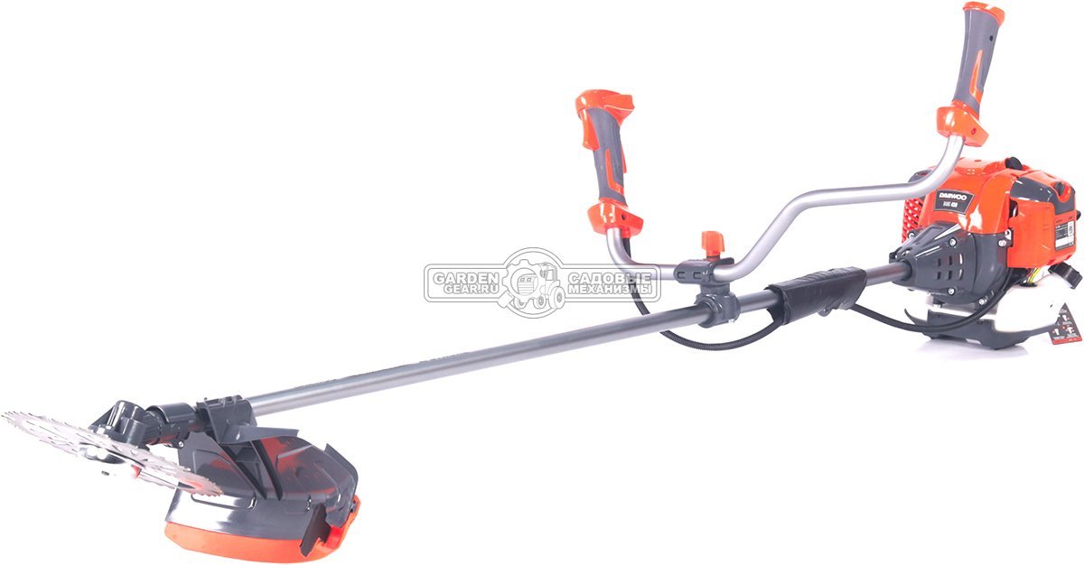 Бензокоса Daewoo DABC 450 Industrial (PRC, 42.7 куб.см., 1.5 кВт/2.0 л.с., леска 3.0 мм + диск Fast Cut, T-рукоятка, Easy Start, 9.2 кг)