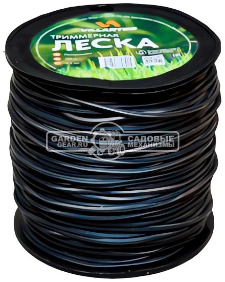 Леска Villartec 2.0 мм х 190 м, пятиугольник, катушка
