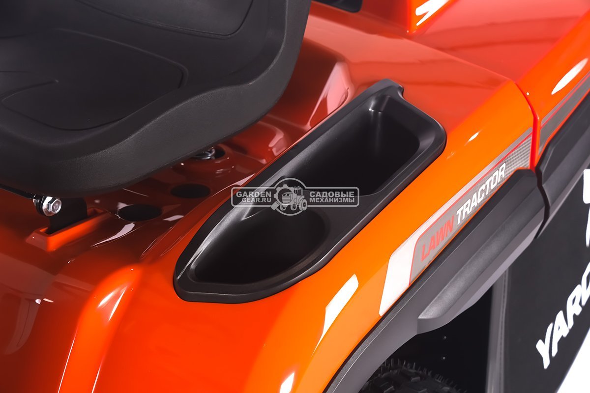 Садовый трактор Yard Fox Optima T 98 RСH (PRC, Loncin 452 куб.см., гидростатика, травосборник 260 л, ширина кошения 98 см, 200 кг)