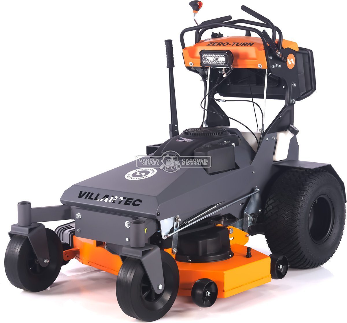Садовый минирайдер Villartec MR 1700 Stand-On с нулевым радиусом разворота (PRC, Loncin LC1P90A 452 см3, 97 см, боковой выброс, 150 кг)