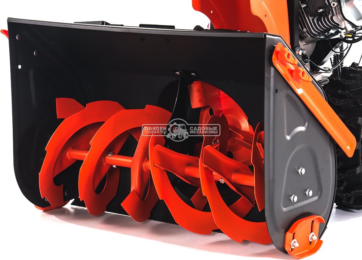 Снегоуборщик Daewoo DAST 430 гусеничный (PRC, 76 см, Daewoo WXE 350, 310 см3, запуск от аккумулятора, фара, гусеницы Arctic track, 125 кг.)