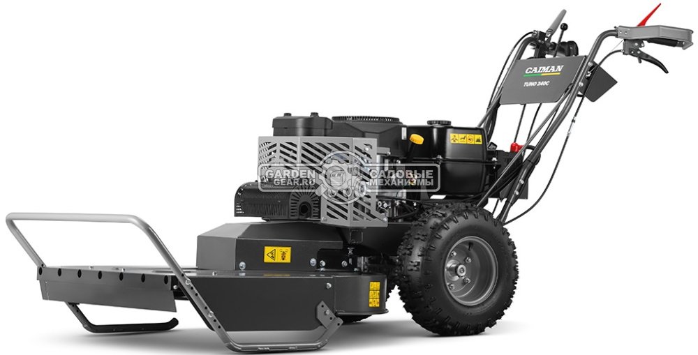 Косилка для высокой травы и кустов Caiman Tuno 240C (RUS, 86 см, Caiman V-Twin, 764 куб.см., дифференциал, 3 вперед / 1 назад, 198 кг.)