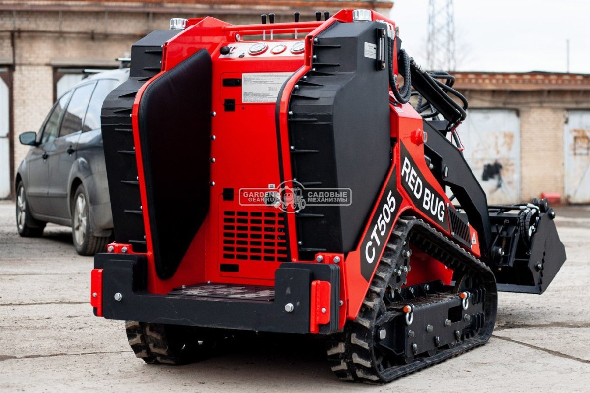 Ковш челюстной RED 130 см. для мини-погрузчика, 170 кг.