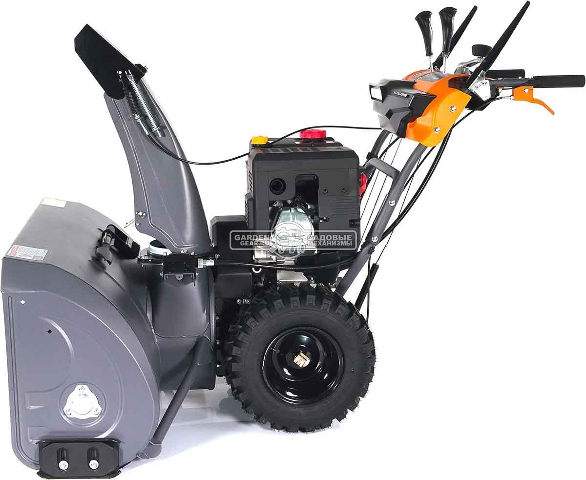Снегоуборщик Villartec WB1510E (PRC, 107 см, Loncin 420 см3, эл/стартер 220В, фара, подогр. рукояток, разблокир. колес, скорости 6/2, 135 кг)