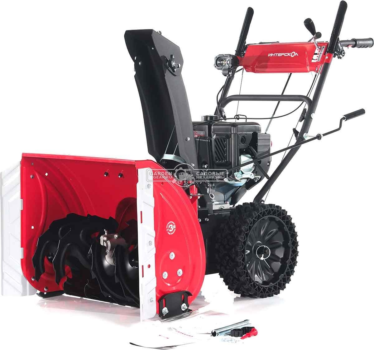 Снегоуборщик Интерскол СМБ-61/7ЭФ (PRC, 61 см, 212 см3, 7,0 л.с., скорости 4/2, фара, эл/стартер 220В, 78 кг)
