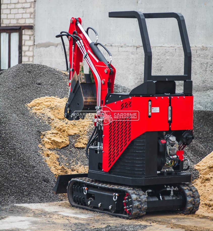 Гусеничный полноповоротный экскаватор RED Rhino RBX-15 Zongshen GB750EFI 30 л.с., глубина копания 2,0 м., ковш 250 мм., 1200 кг.