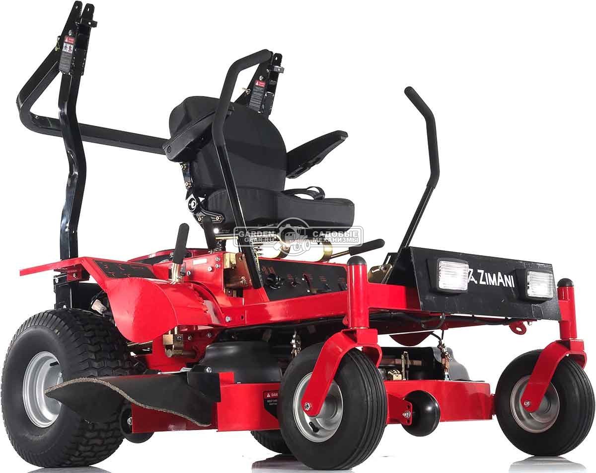 Садовый райдер ZimAni XT5 127 H-Pro с усиленной декой с нулевым радиусом разворота (PRC, Honda GXV690, 688 куб.см, гидростатика, 127 см, 450 кг)