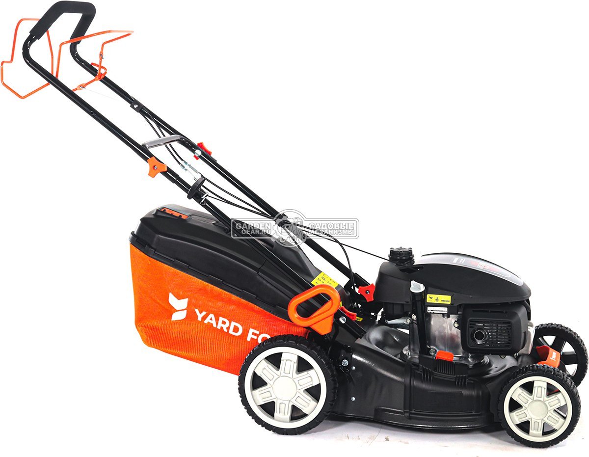 Газонокосилка бензиновая Yard Fox 46SH (PRC, 46 см, Honda GCV145, 145 см3, сталь, 3 в 1, 60 л, 27.9 кг)