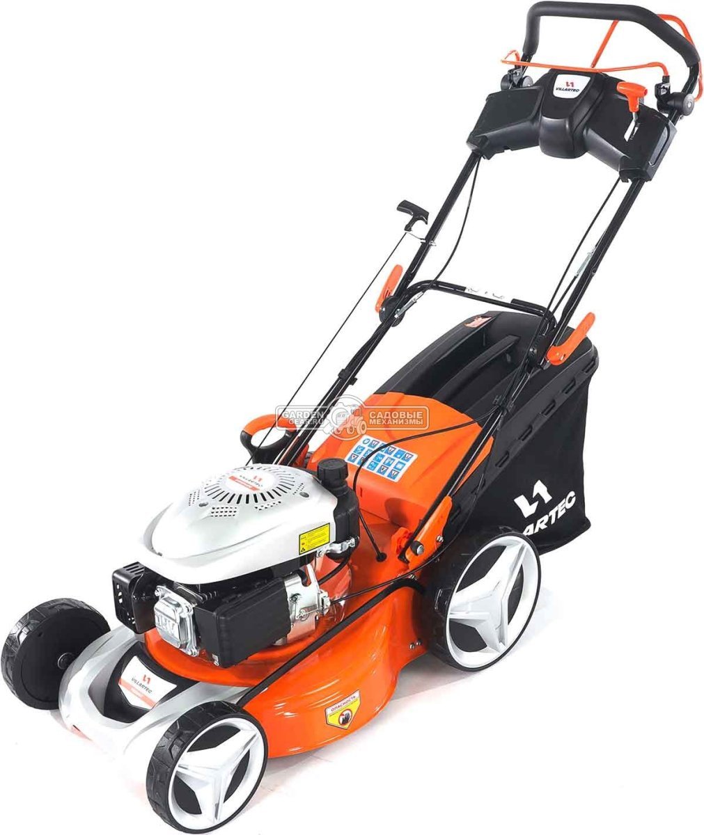 Газонокосилка бензиновая Villartec MB 3046T Village (PRC, 46 см, Daye 136 см3, сталь, 3 в 1, 60 л, 35.6 кг)