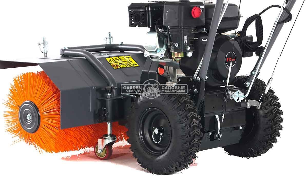 Подметальная машина Villartec S 7080E (PRC, 7.0 л.с., 212 см3, скорости 5/2, шир. 80 см., диам. 34,5 см., эл/стартер, фара, 70 кг)