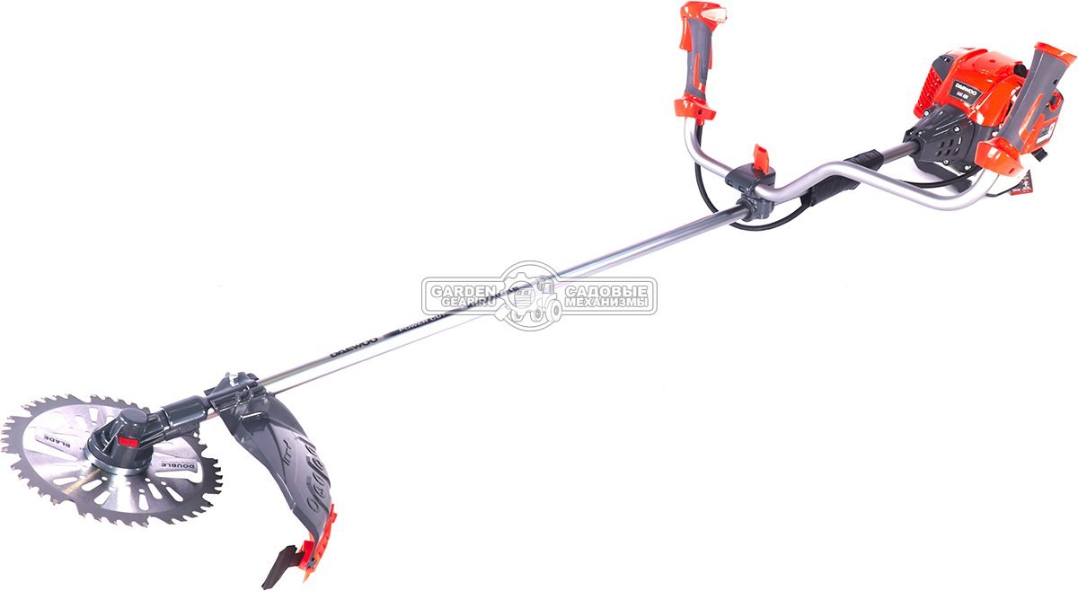 Бензокоса Daewoo DABC 450 Industrial (PRC, 42.7 куб.см., 1.5 кВт/2.0 л.с., леска 3.0 мм + диск Fast Cut, T-рукоятка, Easy Start, 9.2 кг)