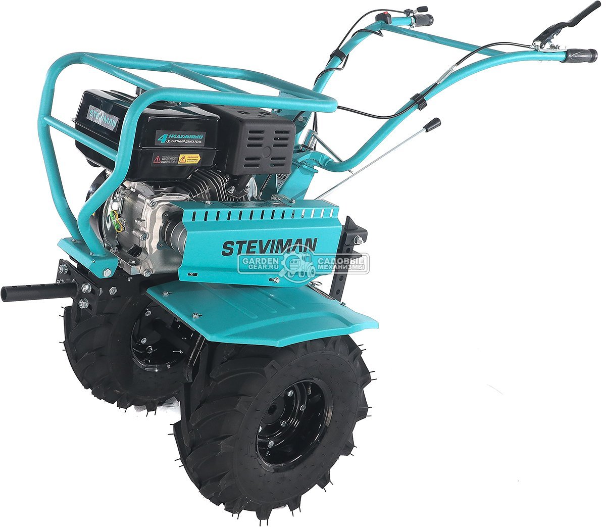 Мотоблок Steviman MT-310 на колесах 19-7*8 Extreme (RUS, EST 212 см3, 90 см, 4 вперед/2 назад, шкив, 90 кг)